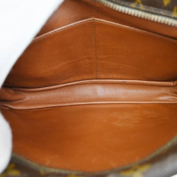 LOUIS VUITTON Compiegne 28 Clutch Hand Bag Monogram Leather Brown - Picture 16 of 16